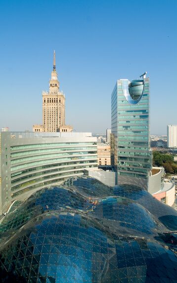 ConceptWall 50 Фасади - Shopping centre Zlote Tarasy Знаходиться в Warsaw, Poland